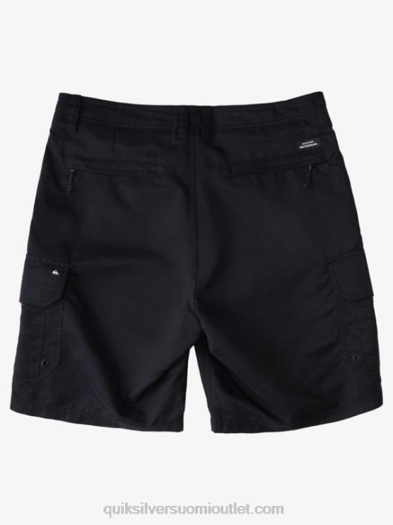 Quiksilver D6JJ1727 miehet musta waterman maldive 20 cargo shortsit