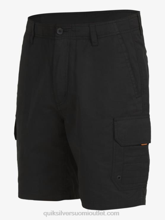 Quiksilver D6JJ1727 miehet musta waterman maldive 20 cargo shortsit