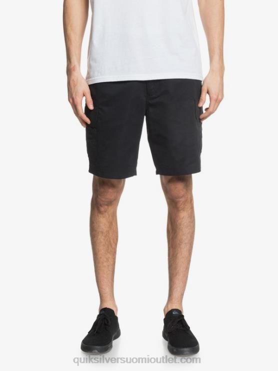 Quiksilver D6JJ1727 miehet musta waterman maldive 20 cargo shortsit