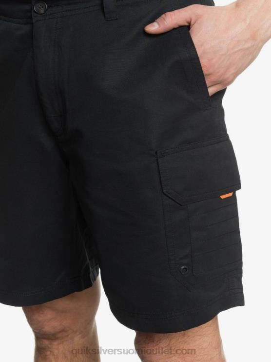 Quiksilver D6JJ1727 miehet musta waterman maldive 20 cargo shortsit
