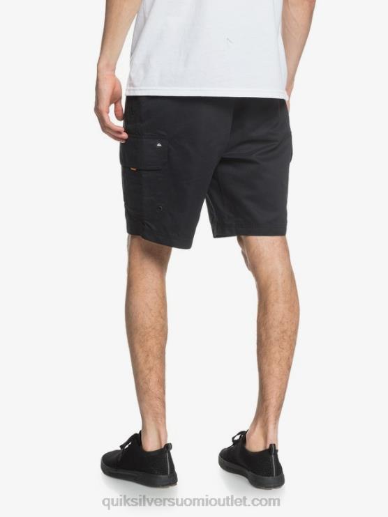Quiksilver D6JJ1727 miehet musta waterman maldive 20 cargo shortsit