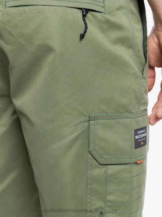 Quiksilver D6JJ1727 miehet musta waterman maldive 20 cargo shortsit
