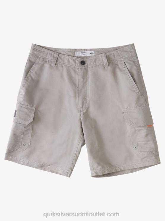 Quiksilver D6JJ1728 miehet piikin harmaa waterman maldive 20 cargo shortsit