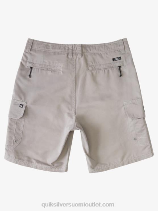 Quiksilver D6JJ1728 miehet piikin harmaa waterman maldive 20 cargo shortsit