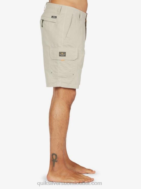 Quiksilver D6JJ1728 miehet piikin harmaa waterman maldive 20 cargo shortsit