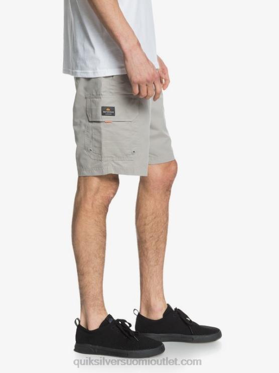Quiksilver D6JJ1728 miehet piikin harmaa waterman maldive 20 cargo shortsit