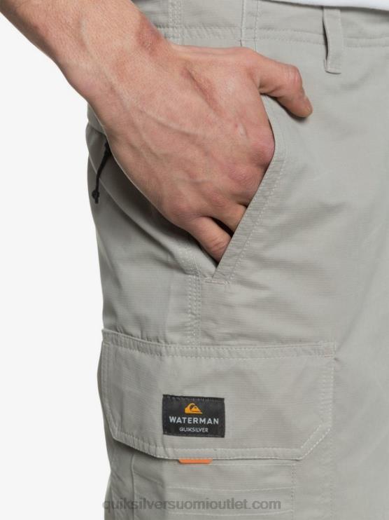 Quiksilver D6JJ1728 miehet piikin harmaa waterman maldive 20 cargo shortsit