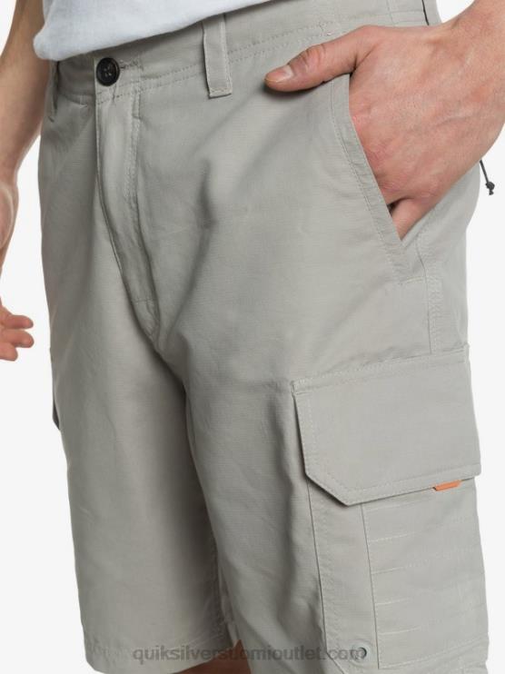 Quiksilver D6JJ1728 miehet piikin harmaa waterman maldive 20 cargo shortsit
