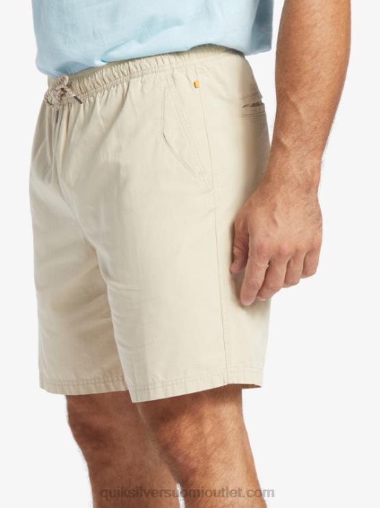 Quiksilver D6JJ255 miehet ruskea riisi vesimies viimeinen kevyt joustava 19 shortsit