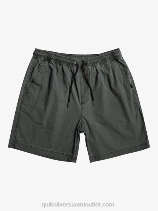 Quiksilver D6JJ321 miehet musta takseri joustavat shortsit