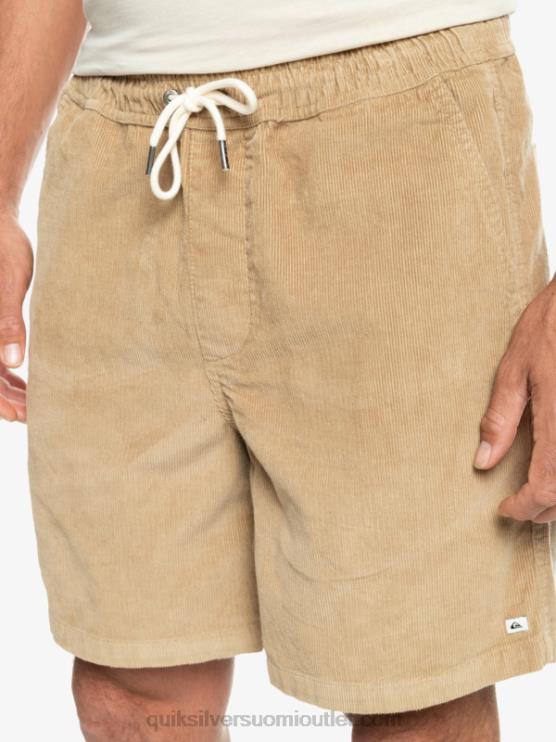 Quiksilver D6JJ359 miehet plage taxer cord shortsit