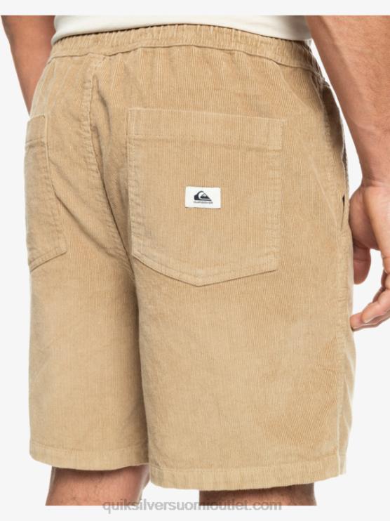 Quiksilver D6JJ359 miehet plage taxer cord shortsit