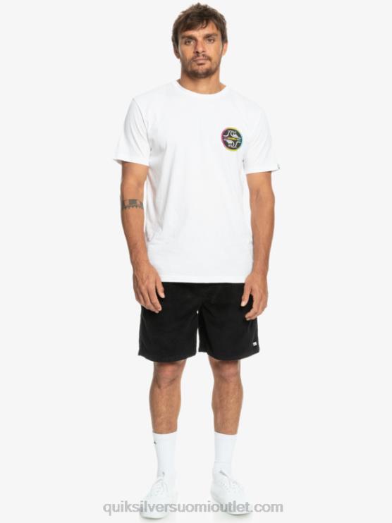 Quiksilver D6JJ360 miehet musta taxer cord shortsit