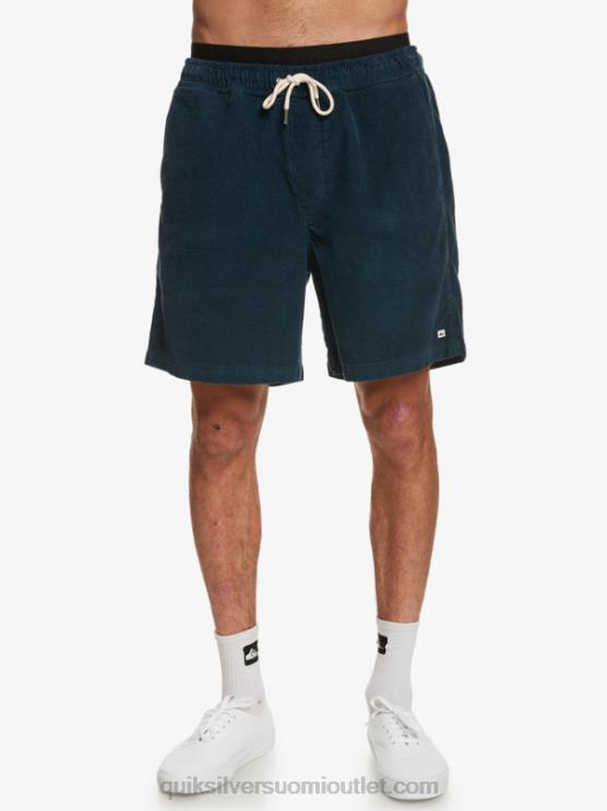 Quiksilver D6JJ362 miehet keskiyön laivasto taxer cord shortsit