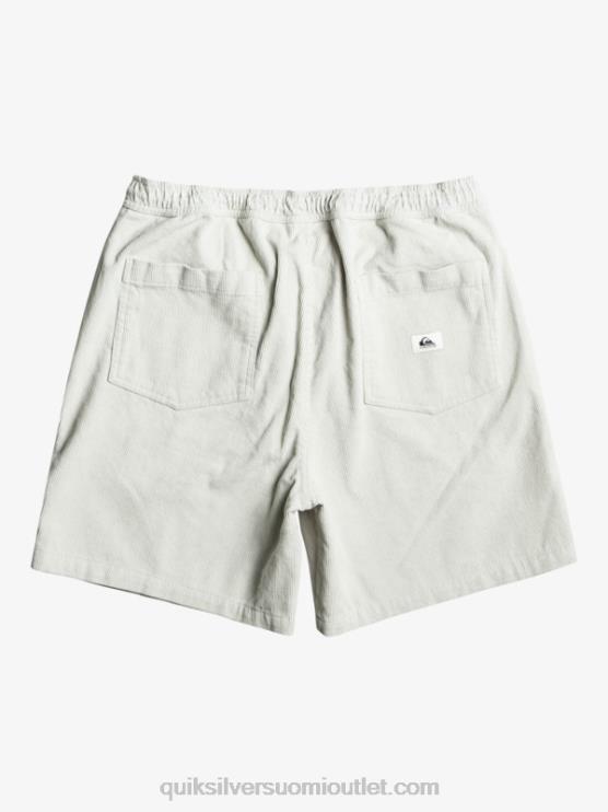 Quiksilver D6JJ363 miehet harmaa violetti taxer cord shortsit