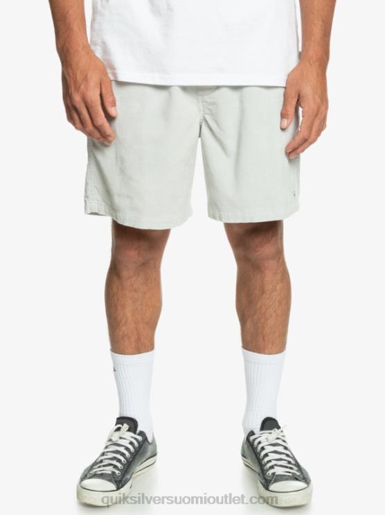 Quiksilver D6JJ363 miehet harmaa violetti taxer cord shortsit
