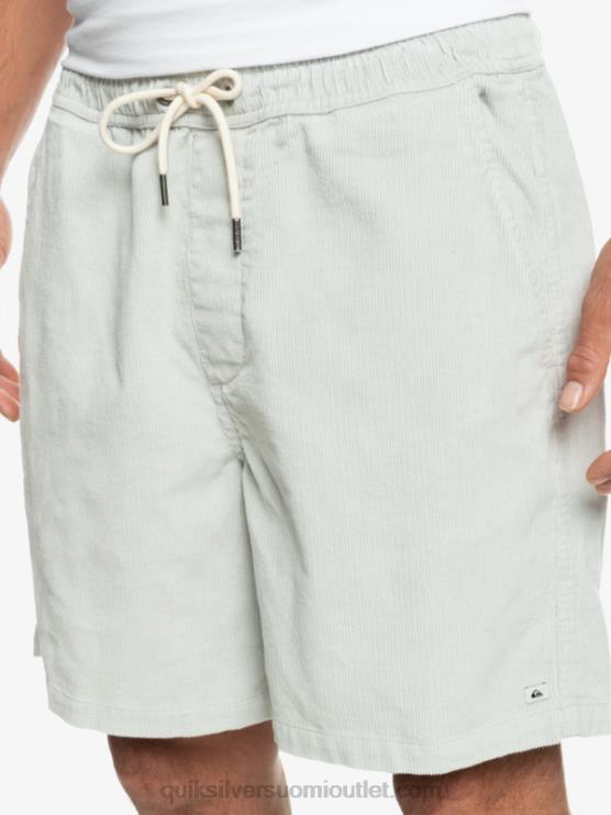 Quiksilver D6JJ363 miehet harmaa violetti taxer cord shortsit