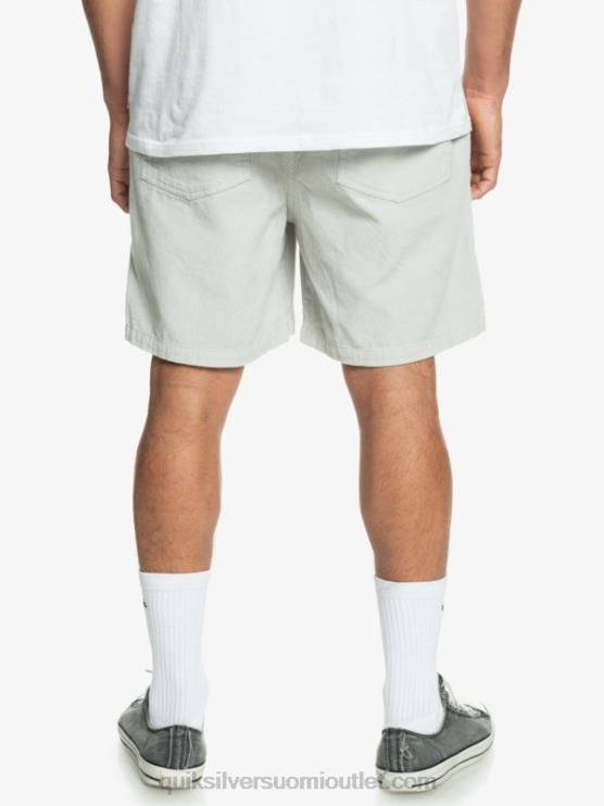 Quiksilver D6JJ363 miehet harmaa violetti taxer cord shortsit