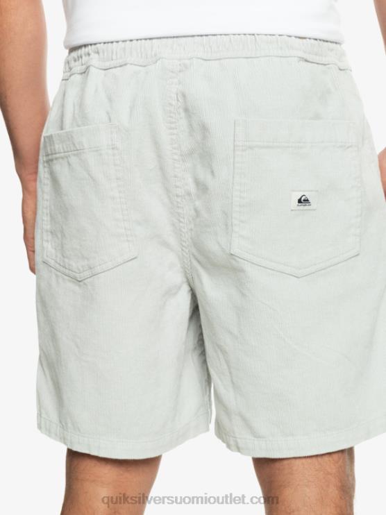 Quiksilver D6JJ363 miehet harmaa violetti taxer cord shortsit