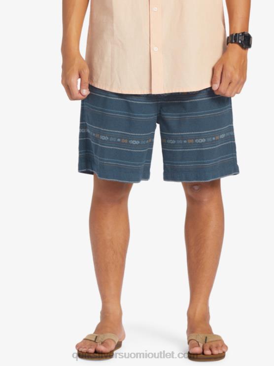 Quiksilver D6JJ420 miehet midnight navy mini jacquard taxer jacquard shortsit