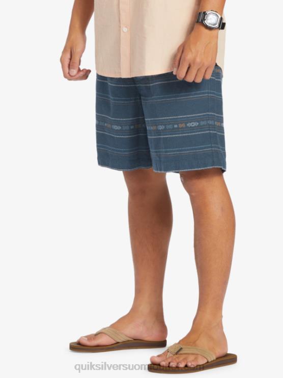 Quiksilver D6JJ420 miehet midnight navy mini jacquard taxer jacquard shortsit