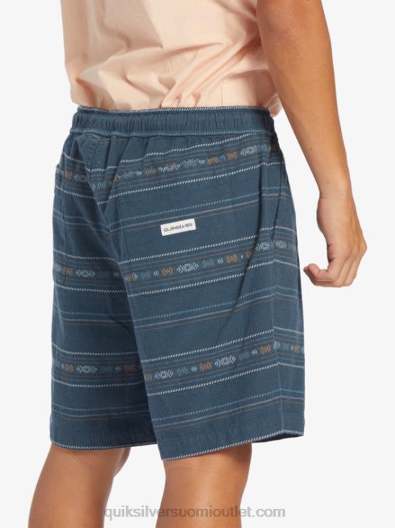 Quiksilver D6JJ420 miehet midnight navy mini jacquard taxer jacquard shortsit