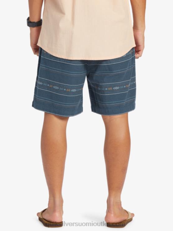 Quiksilver D6JJ420 miehet midnight navy mini jacquard taxer jacquard shortsit
