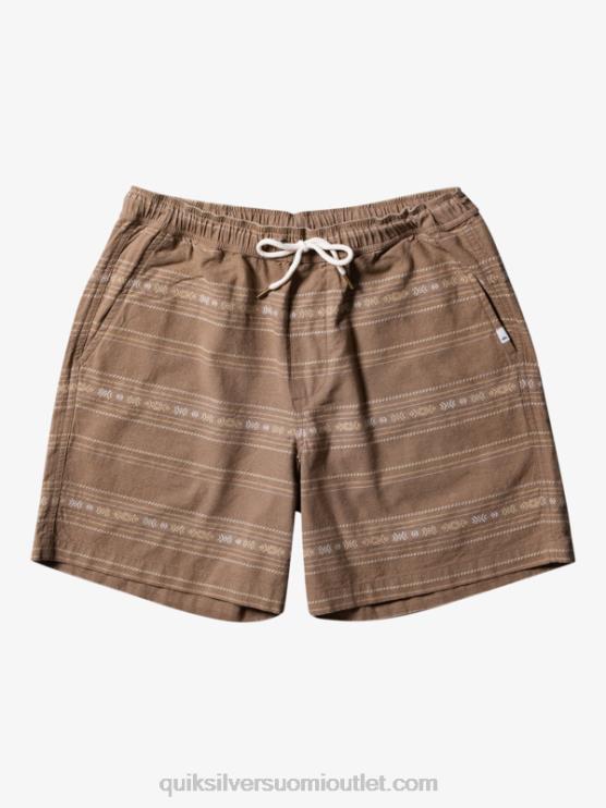 Quiksilver D6JJ421 miehet oliivinharmaa minijacquard taxer jacquard shortsit
