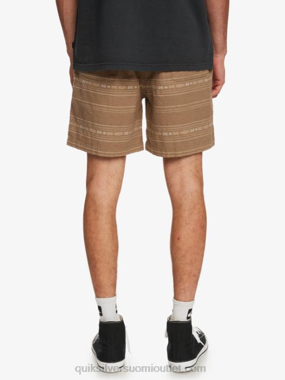 Quiksilver D6JJ421 miehet oliivinharmaa minijacquard taxer jacquard shortsit
