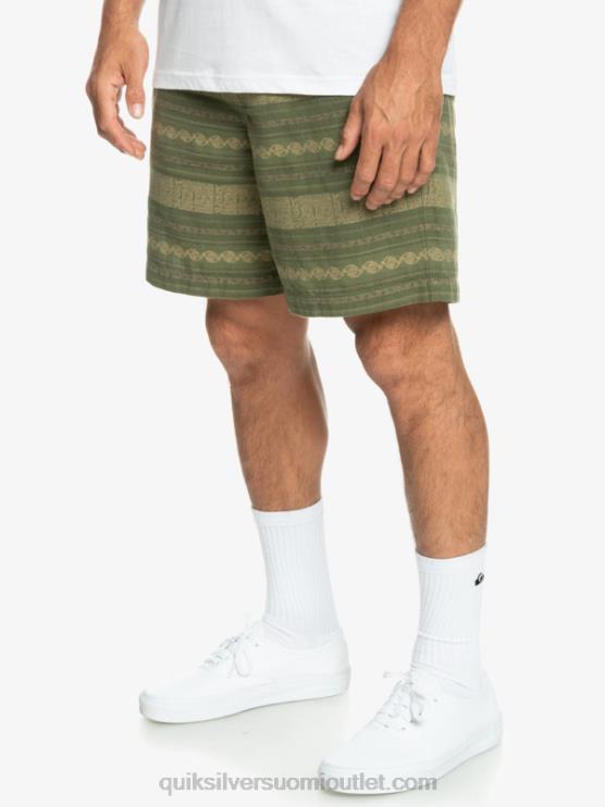 Quiksilver D6JJ422 miehet nelilehtinen apila taksari jacquar taxer jacquard shortsit