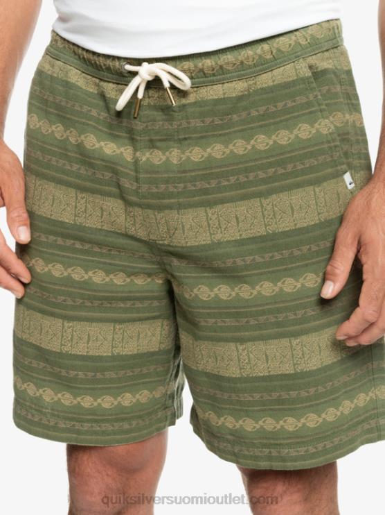 Quiksilver D6JJ422 miehet nelilehtinen apila taksari jacquar taxer jacquard shortsit