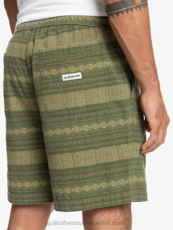 Quiksilver D6JJ422 miehet nelilehtinen apila taksari jacquar taxer jacquard shortsit