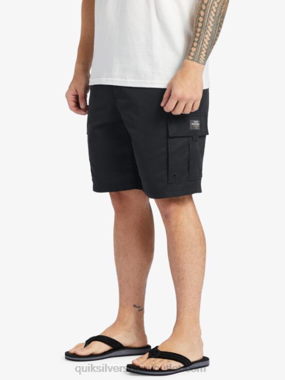 Quiksilver D6JJ785 miehet musta waterman maldive atoll cargo 20 shortsit
