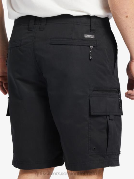 Quiksilver D6JJ785 miehet musta waterman maldive atoll cargo 20 shortsit
