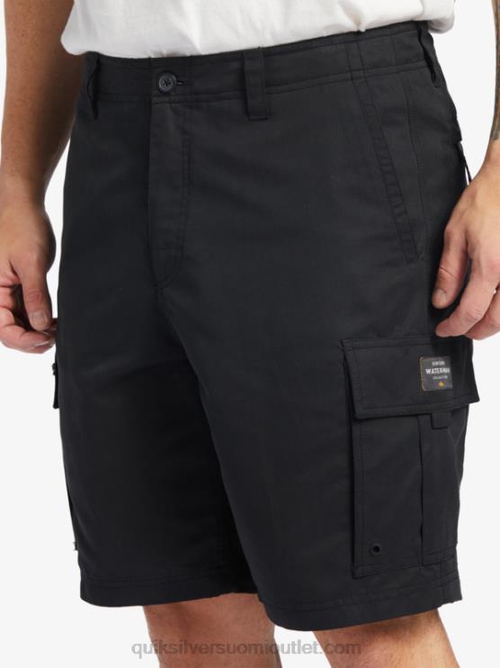 Quiksilver D6JJ785 miehet musta waterman maldive atoll cargo 20 shortsit