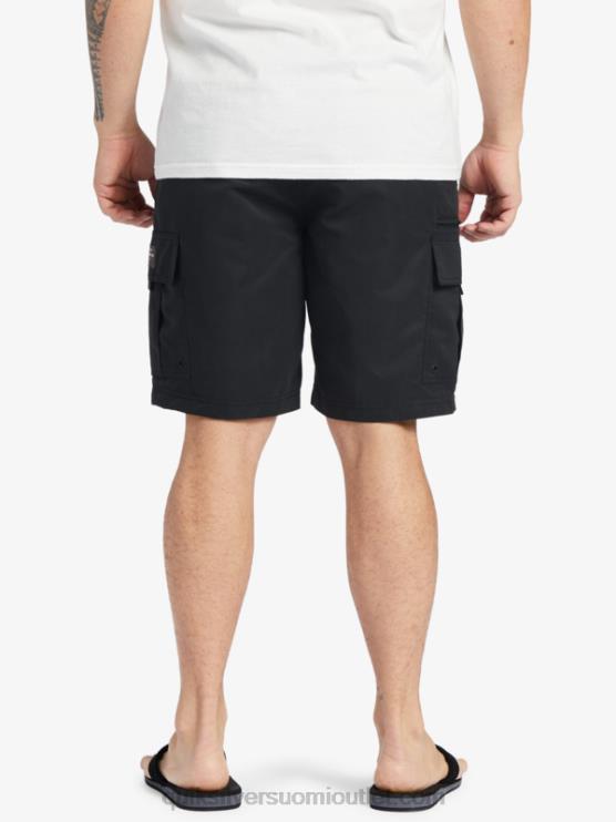 Quiksilver D6JJ785 miehet musta waterman maldive atoll cargo 20 shortsit