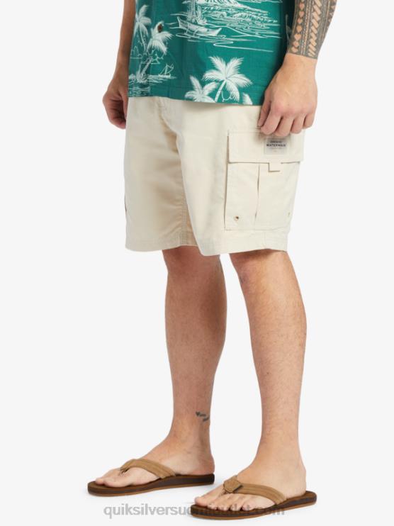 Quiksilver D6JJ786 miehet ruskea riisi waterman maldive atoll cargo 20 shortsit
