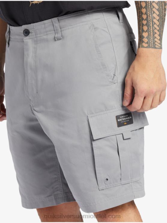 Quiksilver D6JJ788 miehet hain nahka waterman maldive atoll cargo 20 shortsit