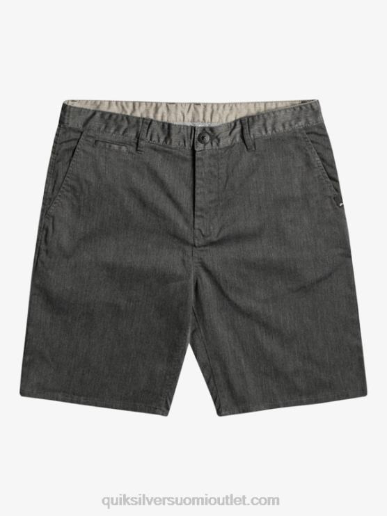 Quiksilver D6JJ855 miehet tummanharmaa kanerva päivittäiset union stretch chino 20 shortsit