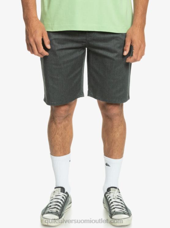 Quiksilver D6JJ855 miehet tummanharmaa kanerva päivittäiset union stretch chino 20 shortsit