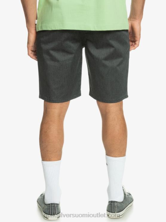 Quiksilver D6JJ855 miehet tummanharmaa kanerva päivittäiset union stretch chino 20 shortsit