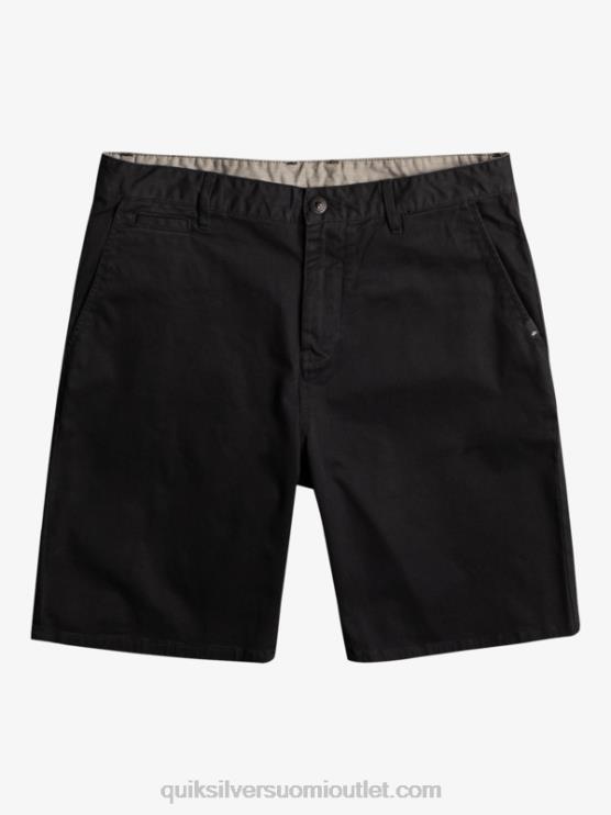 Quiksilver D6JJ856 miehet musta päivittäiset union stretch chino 20 shortsit
