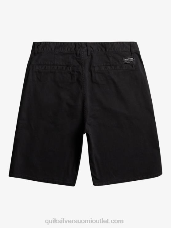 Quiksilver D6JJ856 miehet musta päivittäiset union stretch chino 20 shortsit