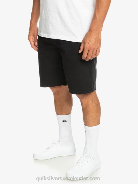 Quiksilver D6JJ856 miehet musta päivittäiset union stretch chino 20 shortsit