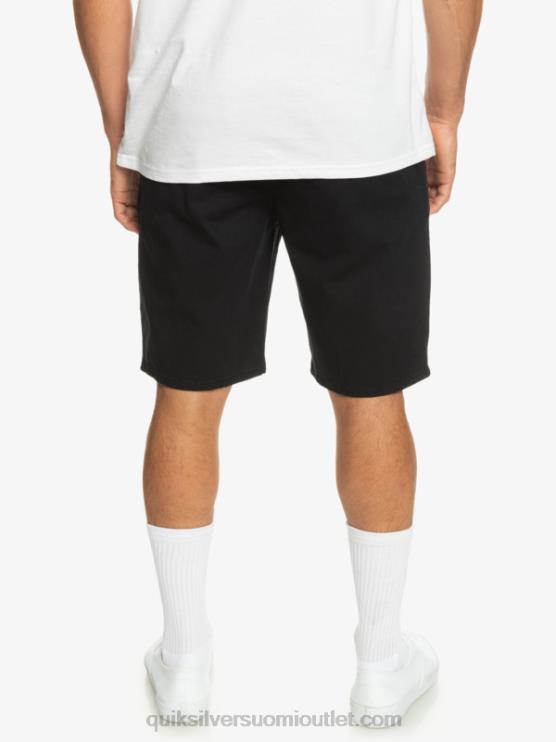 Quiksilver D6JJ856 miehet musta päivittäiset union stretch chino 20 shortsit