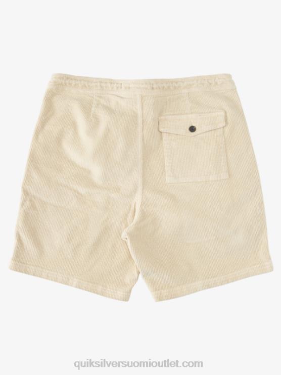 Quiksilver D6JJ873 miehet ruskea riisi waterman cordy vakosametti shortsit