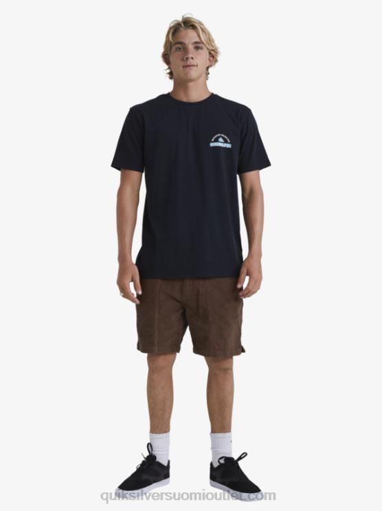 Quiksilver D6JJ875 miehet tumma maa waterman cordy vakosametti shortsit