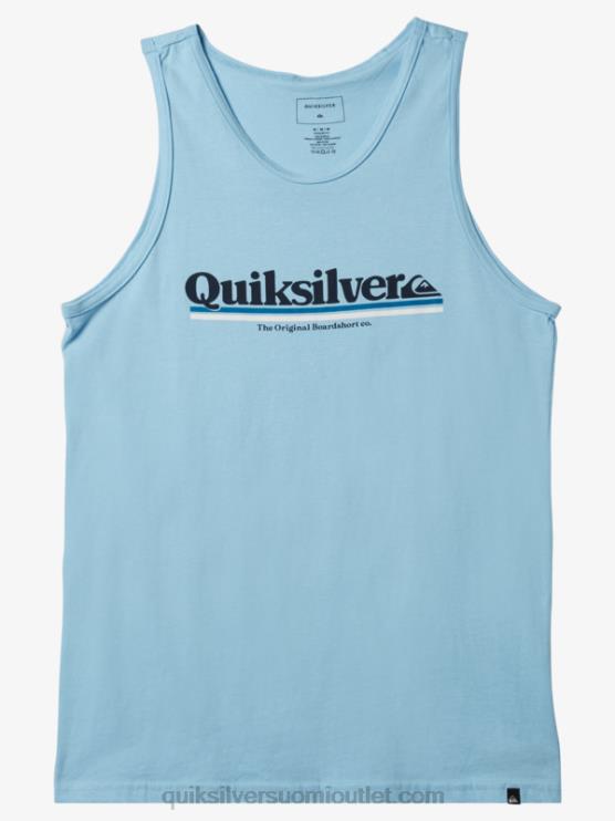 Quiksilver D6JJ1002 miehet taivaansininen rivien välistä t-paitaa