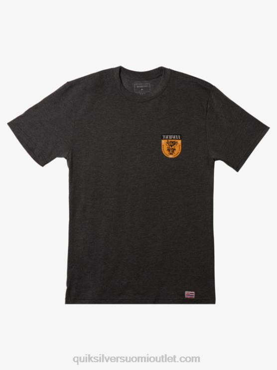 Quiksilver D6JJ1006 miehet hiilen kanerva hawaii ikaika shield t-paita