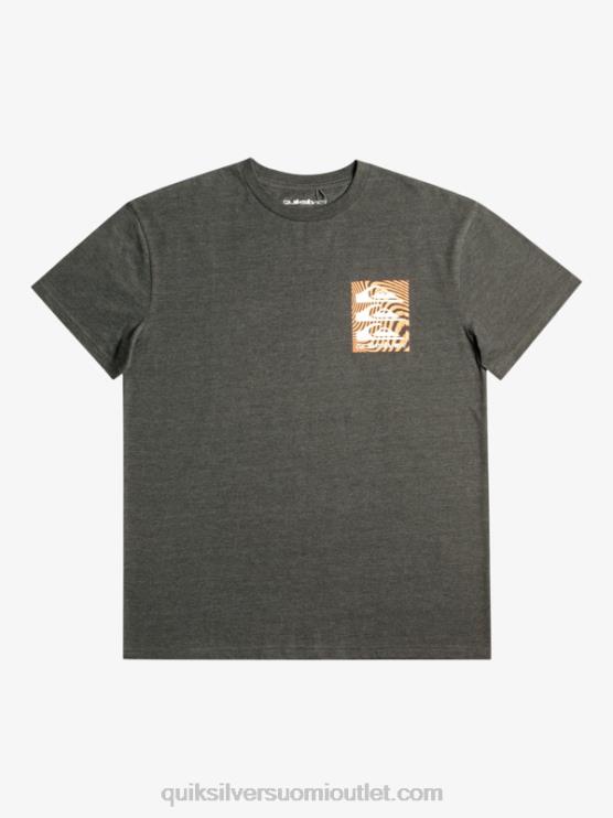 Quiksilver D6JJ1014 miehet haamu vääntyneitä kuvioita t-paita